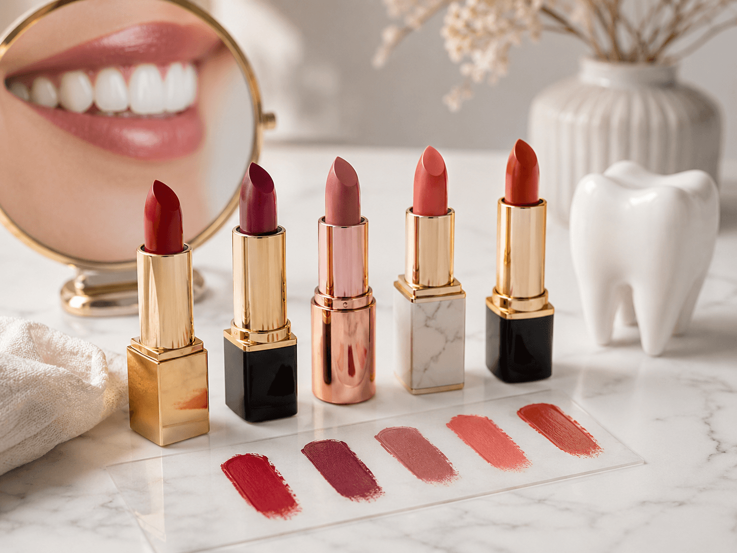 Tooth Tip: How to choose lipstick that makes teeth look whiter detail 1